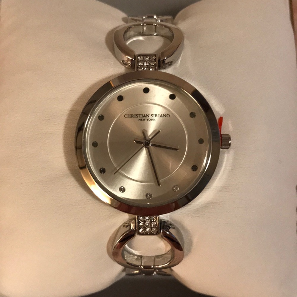 Christian Siriano Silver Watch
